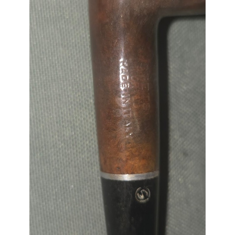 Vintage Stetson Briar Smoking Pipe Made in Italy Brown Wood Estate Pipe - Picture 2 of 4